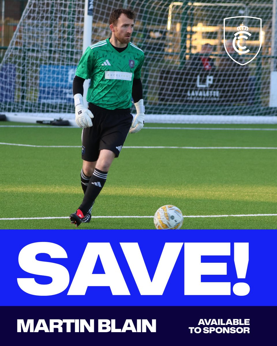 CreweFC's tweet photo. @The_Excel_ @Joshmaris05 19’ SAVE!!
Blain left one on one but stands tall to deny Allscott forward.
🔵#CRE 1-1 #ALL 🟢 https://t.co/lUqQqT0iVf