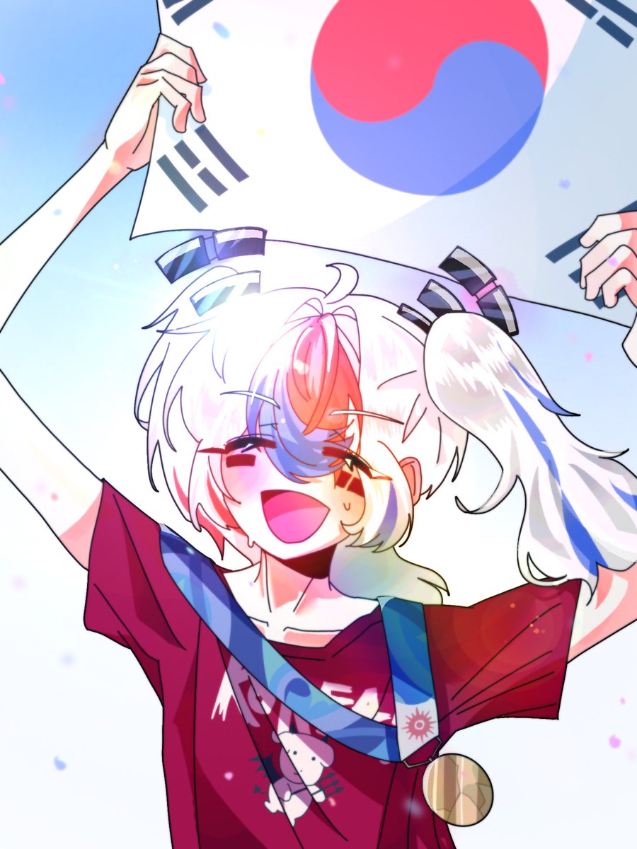 im0taku_'s tweet photo. #国旗娘
꿈★은 이루어진다
🥇🇰🇷한국 아시안컵 축구 금메달 축하해!🇰🇷🥇 https://t.co/v4UAXYMQ9e
