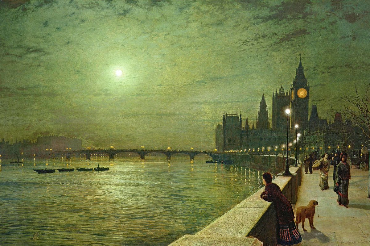 the_culturist_'s tweet photo. Nobody painted moonlight like John Atkinson Grimshaw.

Nobody. https://t.co/KWRq9T8qSd