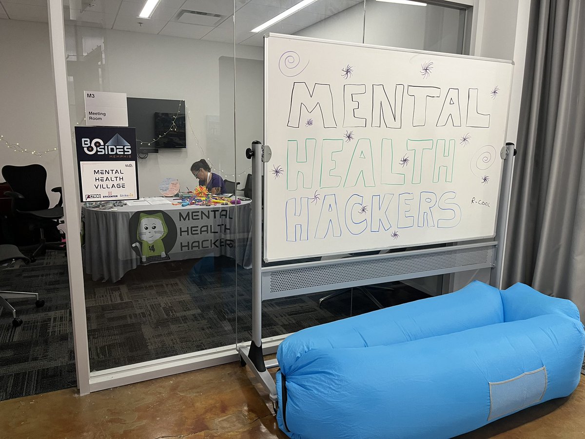 HackersHealth's tweet photo. Hey there @HackersHealth friends. We are hanging at @BsidesMemphis  this beautiful Saturday. Come stop in and say hi to @InfoSystir and @padre_pb https://t.co/gQ33uYdl2U
