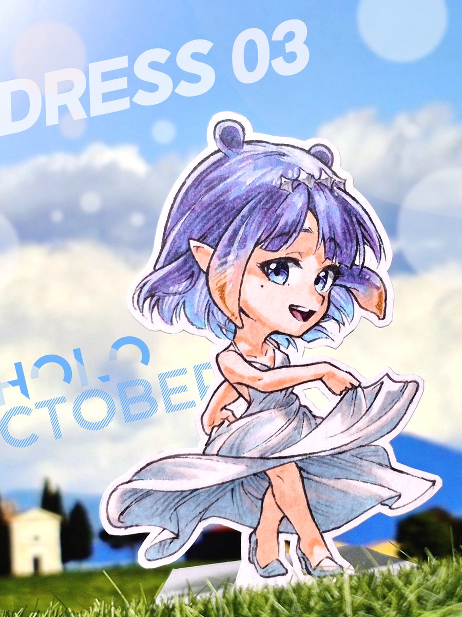 JQHNHARQLD's tweet photo. DAY 03 [Dress]
#holoctober #inART https://t.co/DbMWRwkTfJ