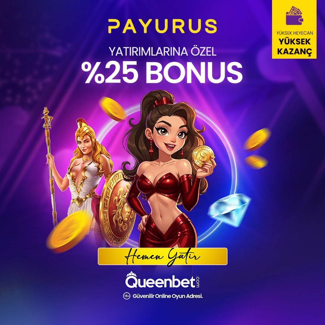 Kuponyorumcusu's tweet photo. 🔥 Payurus ile yatır, çifte avantajı kap! 💳

Queenbet giriş adresi https://t.co/uFZfyjDaL4

🎁 %25 Çevrimsiz Bonus + 🎟 %5 Happy Hours FreeBet

✅ Min: 100 TL

🏆 Tek yatırıma max: 2.500 TL bonus + 2.500 TL freebet

⏳ Bonus kullanım süresi: 48 saat https://t.co/iNh4ciIhr2