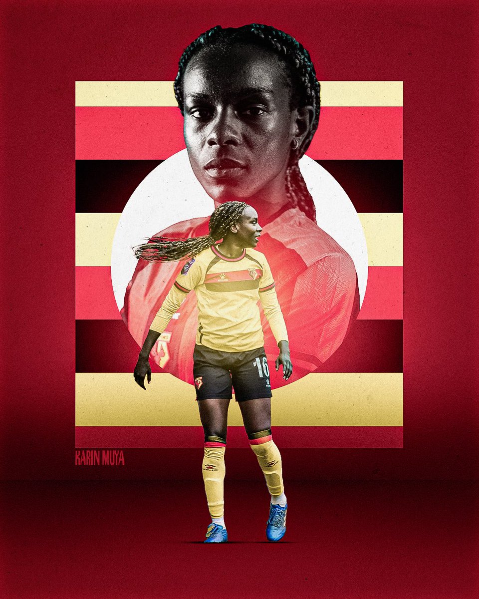 WatfordFCWomen's tweet photo. Karin Muya has been called up to the Crested Cranes! 🇺🇬

In her first call-up to the Uganda Women’s National Team, Karin will join the Crested Cranes for their African Qualifiers for the 2028 Olympics.

Uganda will face off against Zambia home and away on October 8 & 13.

Congratulations Karin 🙌