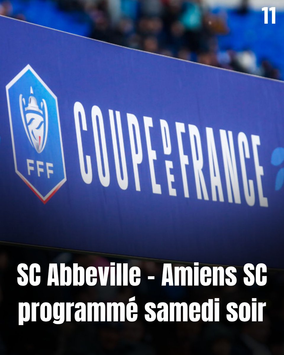 le11amienois's tweet photo. Coupe de France : SC Abbeville - Amiens SC se jouera samedi 10 octobre à 19h30 ! 
🎙 En conférence de presse, Alain Pochat et Mathis Colin sont revenus sur ce tirage.
👇 Découvrez l'article complet sur le site : 
https://t.co/il87jdtUPY 
#AmiensSC #Ligue3 https://t.co/Hc6rJE3sku