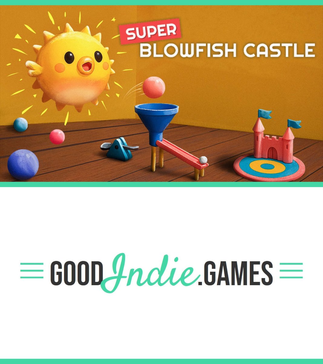 GameTikker's tweet photo. ⚡👾⚡ GIVEAWAY ALERT ⚡👾⚡

Win a SUPER BLOWFISH CASTLE Steam Key!

How to Enter:
1️⃣ ✅ FOLLOW
2️⃣ 🔁 REPOST
3️⃣ 🕹️ COMMENT

Official Steampage:

https://t.co/GZ7pfOAJKk

#Giveaway #GiveawayAlerts #Steam #SteamKey #SteamGiftCard #SteamWallet #FreeGame #Gaming

@tlanderstudios https://t.co/x3hm58BymY