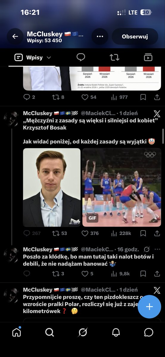ogrody0gf's tweet photo. @MaciekCluskey Serio wrzuciłeś tak ośmieszający samego siebie post, a kiedy ludzie zaczęli ci udowadniać że jesteś debilem bo teza z którą się spierasz jest prawdziwa, a to że znajdzie się dziesiątka wyższych niczego tutaj nie wnosi, to stwierdziłeś że wszyscy sa botami? typowy przykład debiliz https://t.co/fHPqVIsHmx
