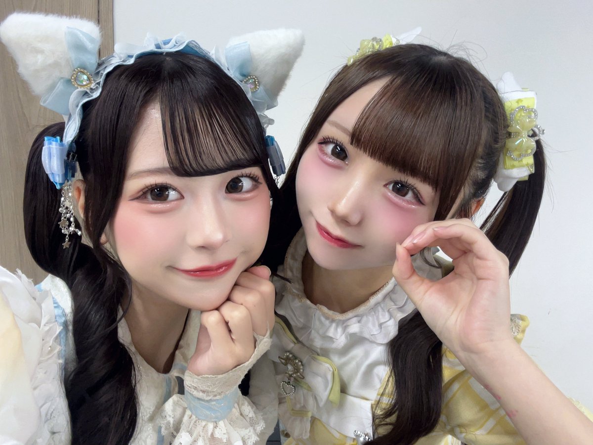 maru_heroines's tweet photo. おひさしぶりのりるむちゃんとみもちゃん👗♥ https://t.co/lWcSyJ2EeO