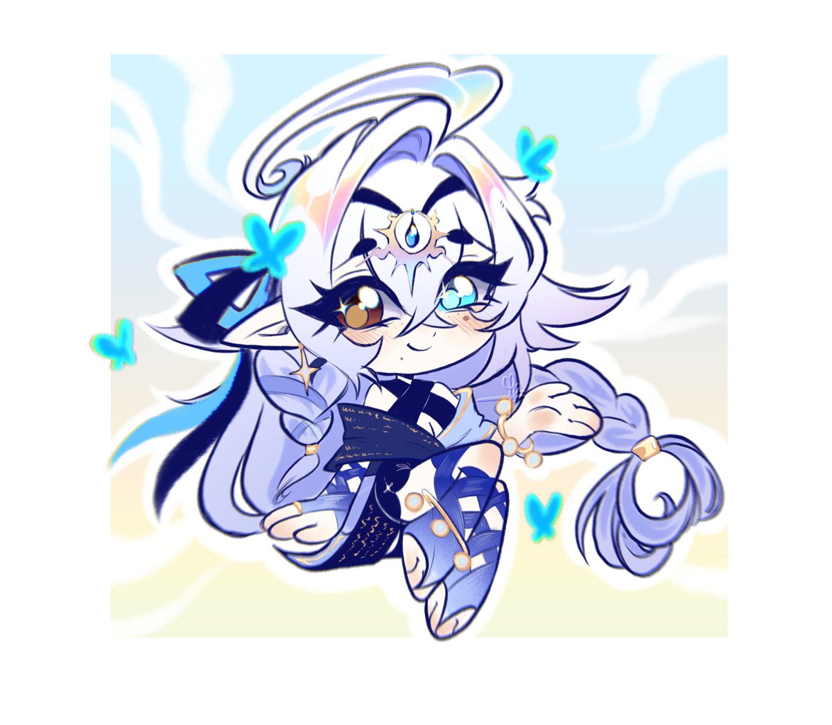 Tsukibydraws's tweet photo. Ibelenya chibi
ꕥ
Maybe its lore makes reference to Icarus :p
#chibi #loloc #lolfanart #LeagueOfLegendsArts https://t.co/SPeI8EJtDM