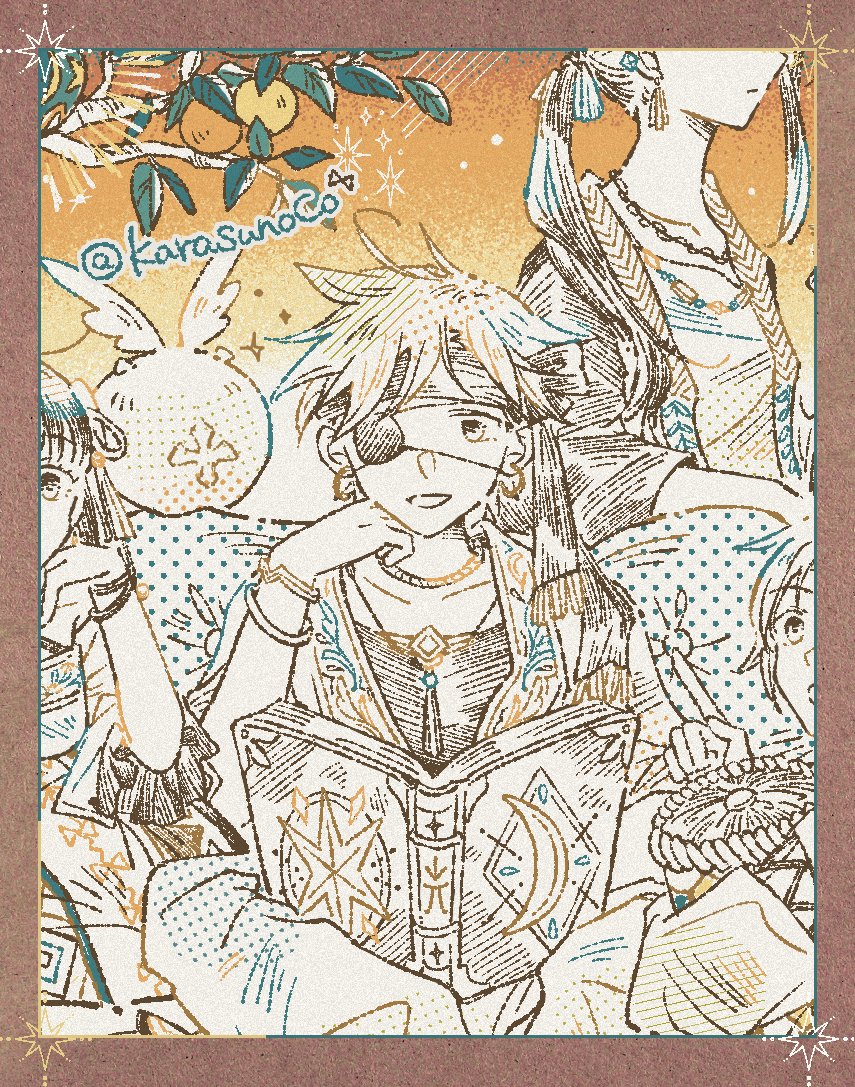karasunoco's tweet photo. こちらの企画に参加させていただいてます～！！📚🦉✨
豪華すぎるラビ好き執筆者様陣にまぎれて
「私が…ラビカレンダーに…？！」とド緊張しましたが
一生大好きな組合せを楽しく描かせていただきました◎
イベントのご盛況 全力で応援しております！！！🐰🔥
https://t.co/zrCf8XYF7i https://t.co/pB20OoAGcu