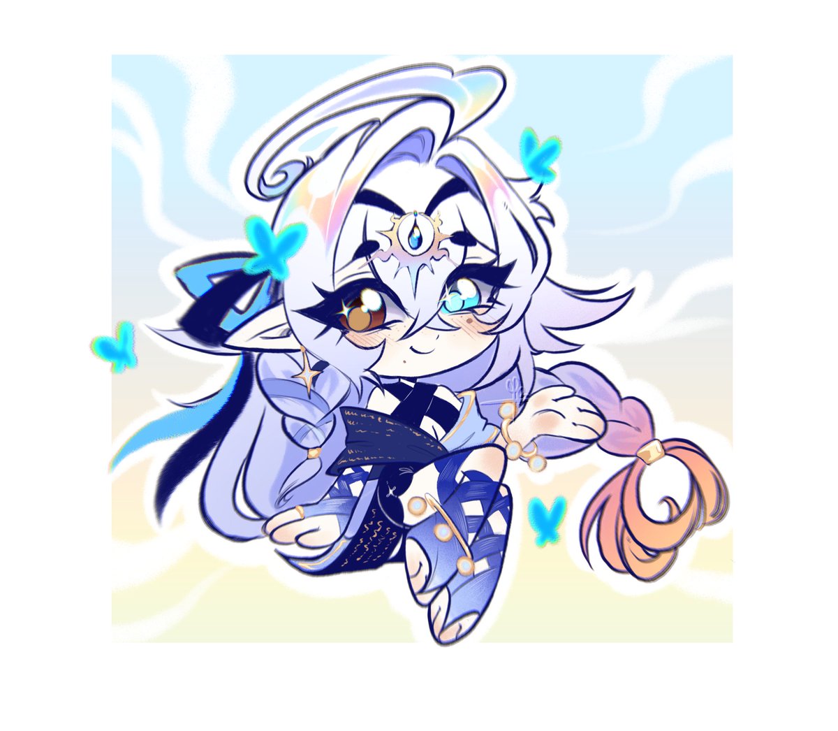 Tsukibydraws's tweet photo. Ibelenya chibi
ꕥ
Maybe its lore makes reference to Icarus :p
#chibi #loloc #lolfanart #LeagueOfLegendsArts https://t.co/SPeI8EJtDM
