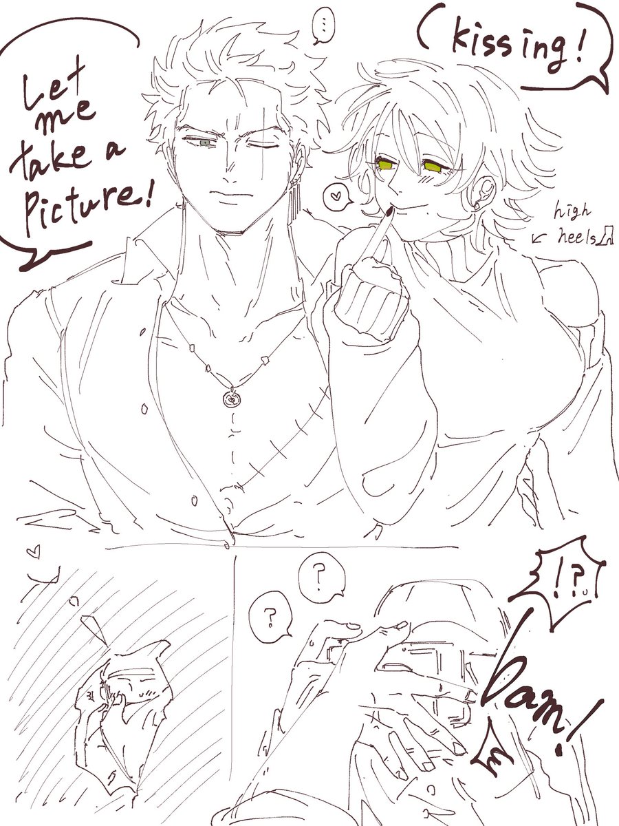 Red__Hi_is's tweet photo. #OP夢 ⚠️個性あり固定夢主⚠️
色々 コラボカフェ風、的なものも描きました https://t.co/Emi12cEKFg