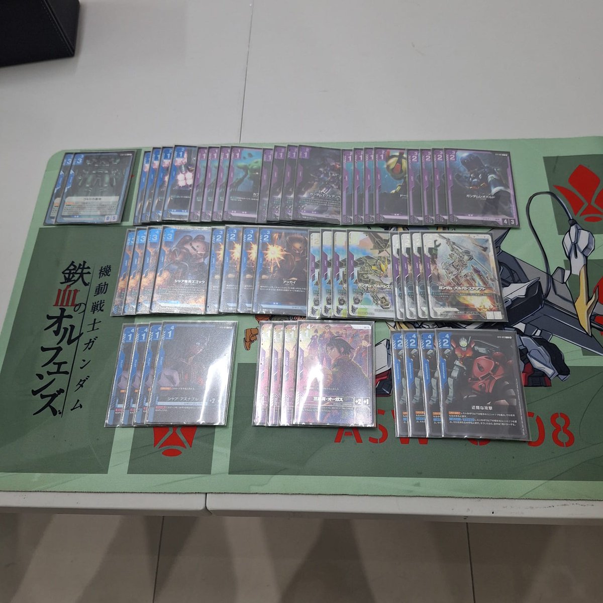 GamersTavernBN's tweet photo. 🇧🇳Gamer's Tavern Gundam Weekly Event (03/10/26) Results!!🎊✨
🥇 Adham 🔴⚪Aerial
🥈 Raziq 🔵🟣IBO Marine
🥉 Azhan 🟢🔴CB
Deck Distribution:- (14 Pilots).
#Gamerstavern #Brunei #BruneiLocalTCGStore #Gundam #TCG #Gundamtcg #Bandai #BandaiTCG https://t.co/rNFt08Jxrp