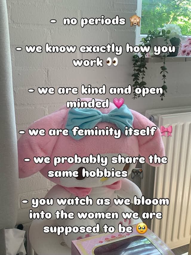 tifasweetie's tweet photo. Reasons to date transgirls 🙋🏻‍♀️🏳️‍⚧️ https://t.co/3A0d4xiSis