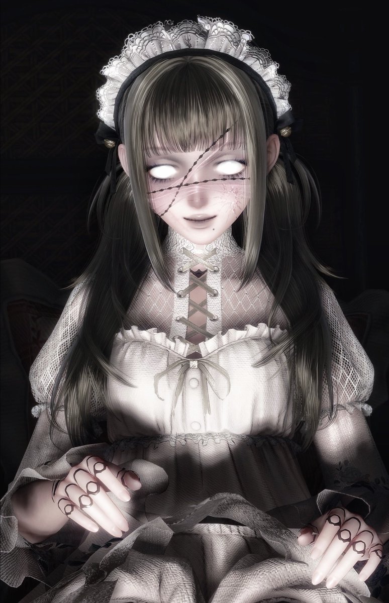 Opurvjsb's tweet photo. Day 2/cursed doll
#Nikkitober https://t.co/wnaKGQkmHL