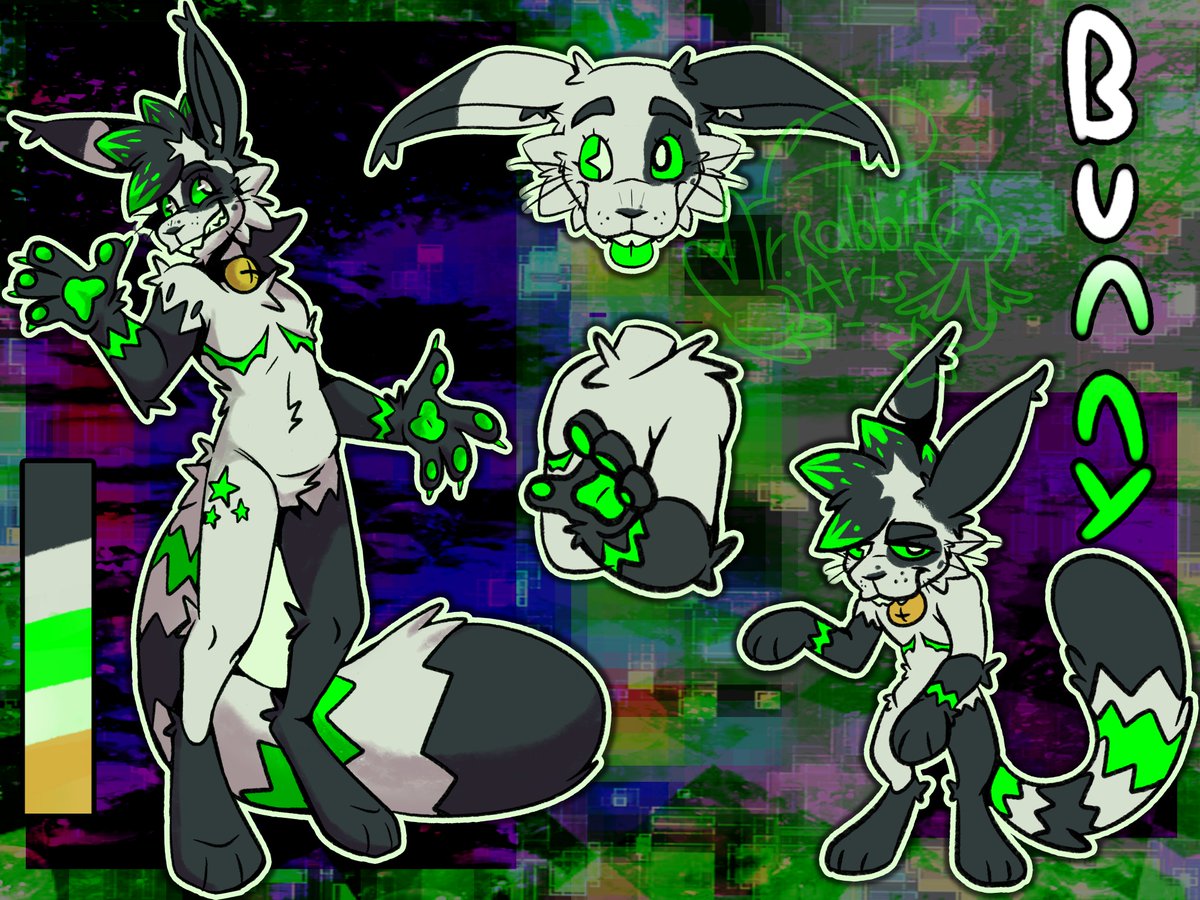 mrrabbit_arts's tweet photo. Referencia actual de mi fursona 

💚🌟Bunny🌟💚

#furryart #fursona https://t.co/DQmeuSTBnJ
