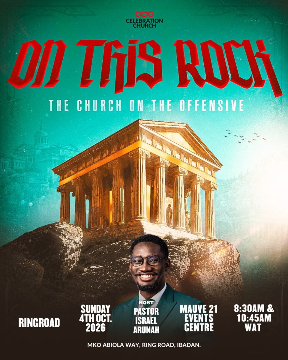 cci_ibadan's tweet photo. The Church was never called to sit on the sidelines.

Jesus said in Matthew 16:18
“And I also say to you that you are Peter and on this rock, I will build My church, and the gates of Hades shall not prevail against it.”

This October at CCI Global, we’re going back to the Rock, https://t.co/FeLj4QJJtJ