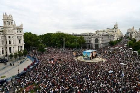 instablog9ja's tweet photo. Massive protests erupt in Spain as tens of thousands take to the streets demanding affordable housing https://t.co/0RRG5udXBJ