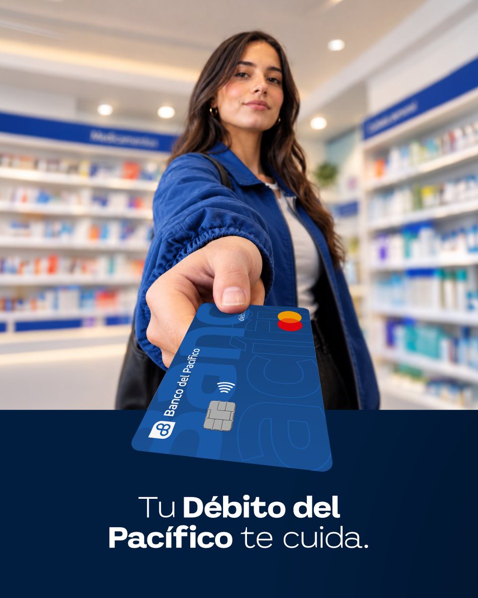 BancoPacificoEC's tweet photo. ¡Disfruta este beneficio todos los viernes pagando con tu Débito del Pacífico! 💳✨

Vigencia: del 04 de septiembre al 31 de diciembre de 2026. https://t.co/WR8Sevk9lw
