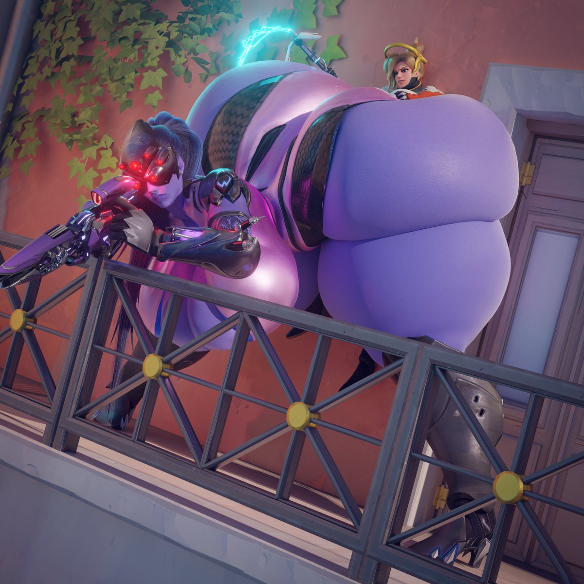 CTGiantess's tweet photo. The only way to have a good pocket Mercy in solo queue https://t.co/rZglYg9U1L