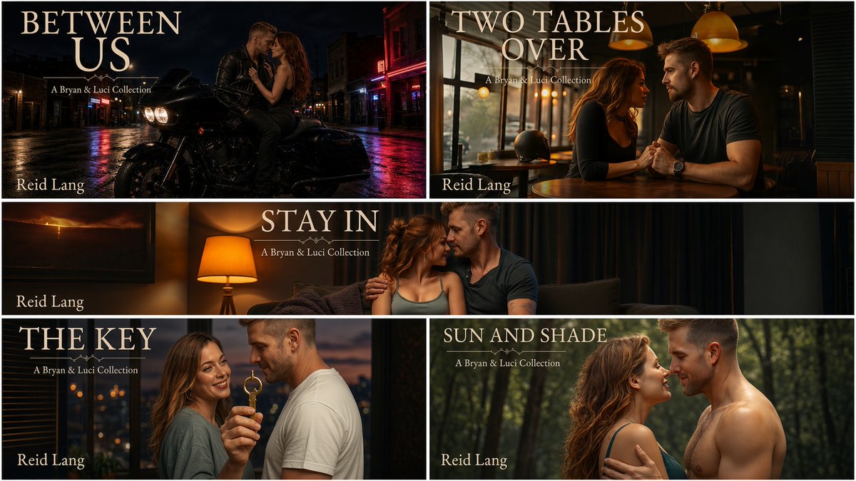 ReidLangWrites's tweet photo. A Bryan &amp; Luci Collection - Coming Soon 
#SteamyRomance #ShortStories #Hot #RomanceReads #SpicyRomance #ReidLang #SpicyBooks https://t.co/9IqFstmEH4