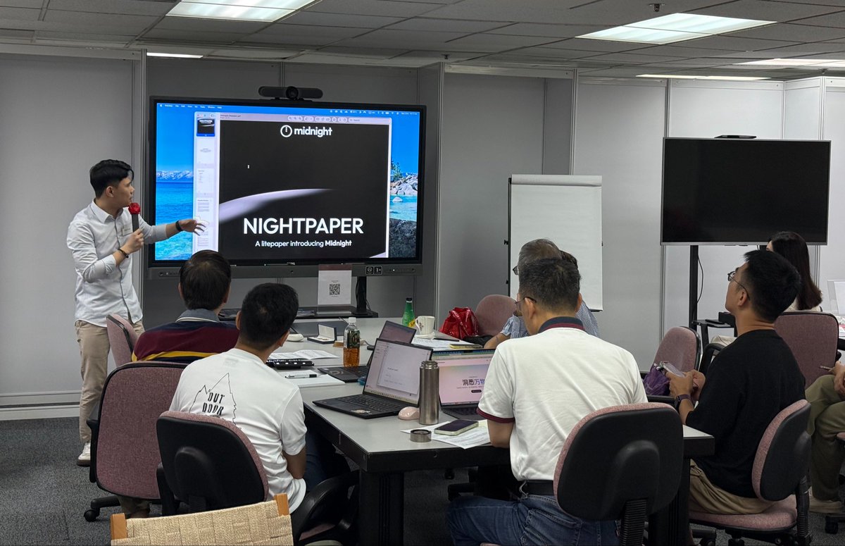 NealSIDAN's tweet photo. Midnight  X  Space Economy Association?

I was invited today to share a bit about my daily work, and I also briefly touched on Midnight. https://t.co/smky724ui9