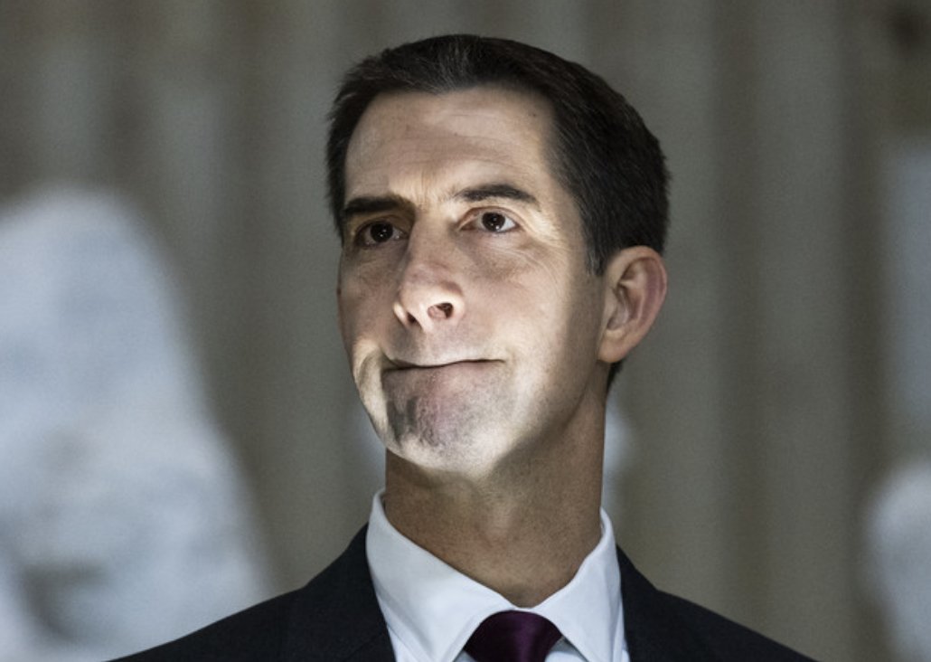 funder's tweet photo. Tom Cotton's campaign took a billionaire's money two years after the Times exposed his payments to Jeffrey Epstein. The House just held that billionaire in contempt. Cotton has had four years to give it back. He hasn't. https://t.co/BDNR8TdnRR https://t.co/D1OaIl1c3Y