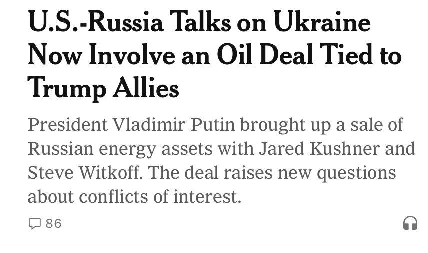 KBAndersen's tweet photo. Taking the unprecedented non-stop large-scale corruption to the grotesque next level — not just enriching the Trumps and their cronies at the expense of American suckers/investors, but driving hugely consequential foreign policy. 

Vote them out. https://t.co/5S8ohZcKju https://t.co/FUmgoJNUge