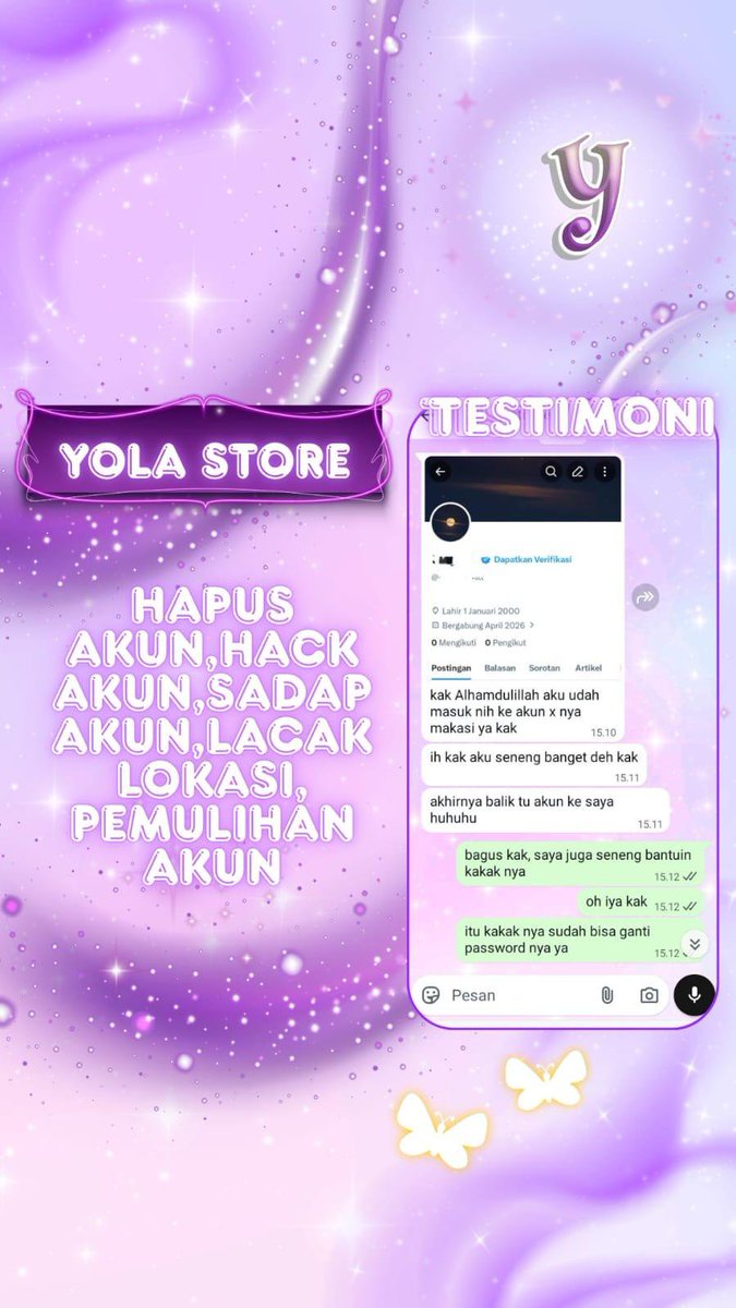 kjalcer's tweet photo. OPEN JASA PEMULIHAN AKUN &amp; HAPUS AKUN ALL SOSMED

Melayani:
• Balikin akun
• Pulihkan chat wa lama
• Hapus/Nonaktifkan Akun
• Hack All Akun
• Sadap Wa/All Sosmed
• Lacak Lokasi

(Instagram,Tiktok,Google,
Facebook,Telegram,Twitter,Line.)
  
Order? WhatsApp di bio!
#zonauang https://t.co/tK7fgDk4W5