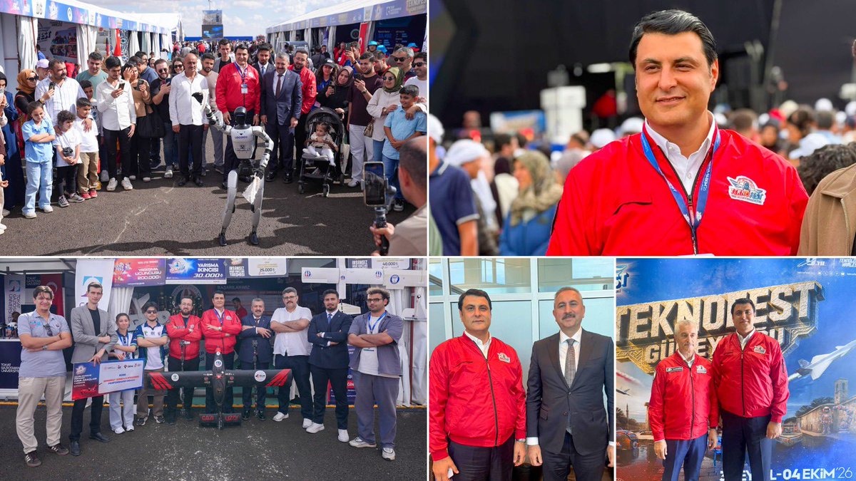 umutymz's tweet photo. TEKNOFEST Güneydoğu’nun coşkusuna hemşehrilerimizle birlikte ortak olduk.

Gençlerimizin ortaya koyduğu birbirinden değerli projeler, güçlü Türkiye yolundaki inancımızı ve umudumuzu daha da artırdı.

Hayal eden, üreten ve geleceğe yön veren tüm gençlerimizle gurur duyuyoruz.

Milli Teknoloji Hamlesi’ne katkı sunan, emek veren herkese yürekten teşekkür ediyorum. 🇹🇷🚀

#TEKNOFEST #TEKNOFESTGüneydoğu 
@Selcuk 
@abdulhamitgul 
@mtahmazoglu