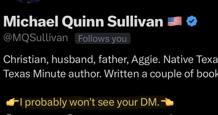 RyanFouts's tweet photo. @MQSullivan, I sent you one and then I read your page headline. Anyway, if you do eventually check your DMs, I have one in there for you. Have a great weekend. 😁 https://t.co/hatoB4oTuF