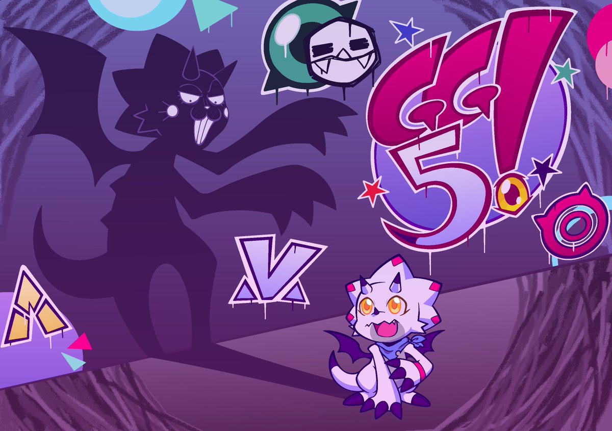 star_spectrum's tweet photo. Who Are You?

Here's a piece a did for the @GG5thAni 's wonderfull anniversary fan zine!  Please check out the whole zine, everyone did such an amazing job! #ゴスゲ5周年 #Digimon https://t.co/EVRRcmJ3B9