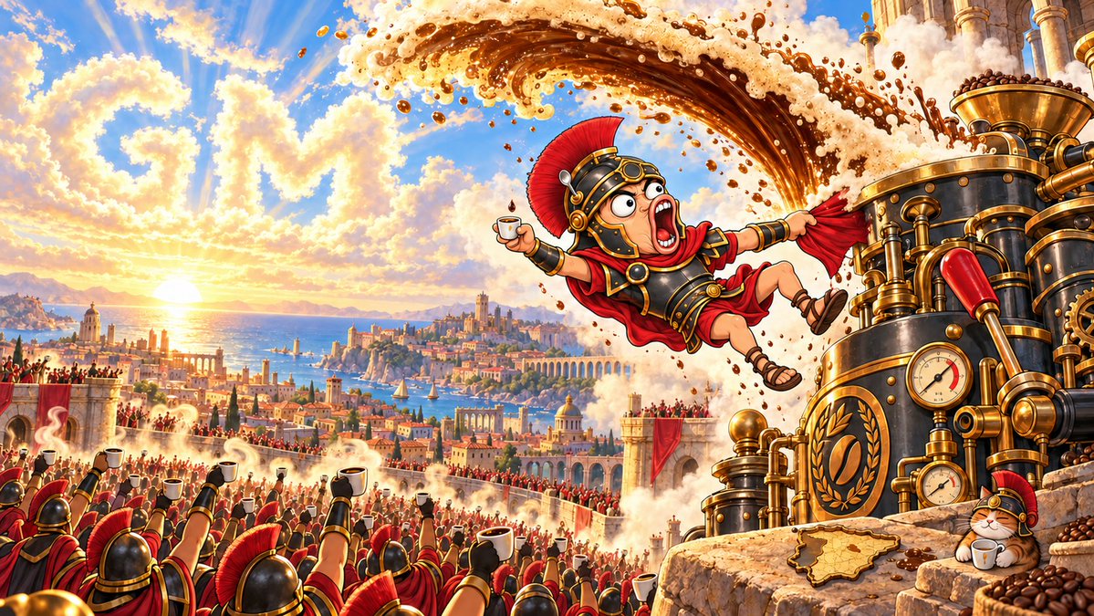 Hispano_SPQH's tweet photo. ☀️ GM, Comunidad. GM, World.

HISPANO solo quería preparar el café…
HISPANO just wanted to make some coffee…

Se le fue un poco la mano. 🗿☕🔥
Things got slightly out of hand. https://t.co/OreP49efyw