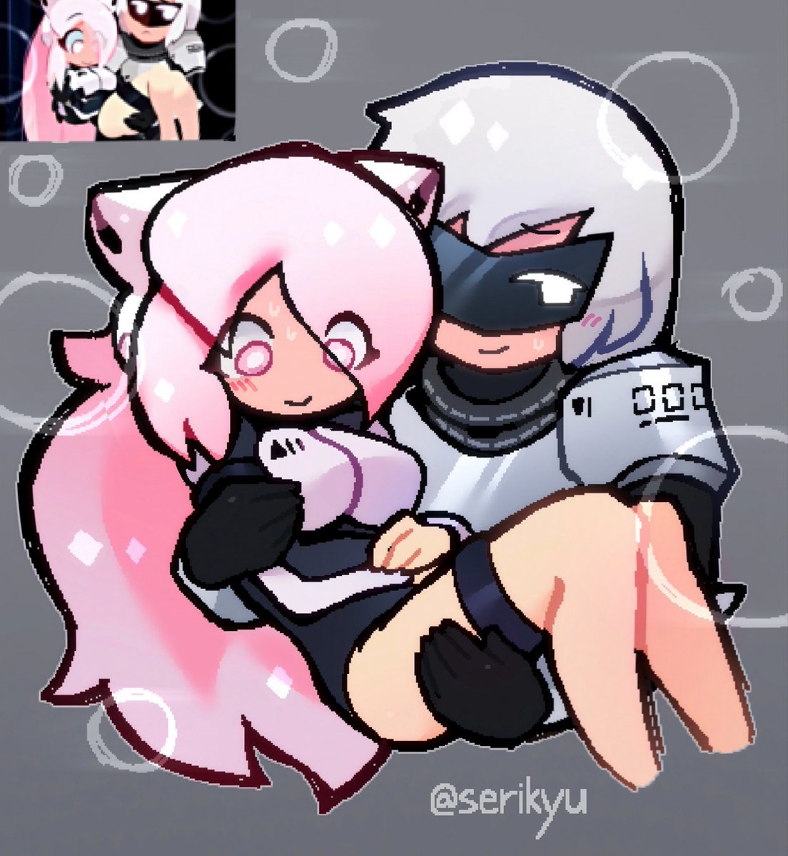 serikyu's tweet photo. reposting this old geoami art just because #gwainsaga https://t.co/2ofCsRlDgE