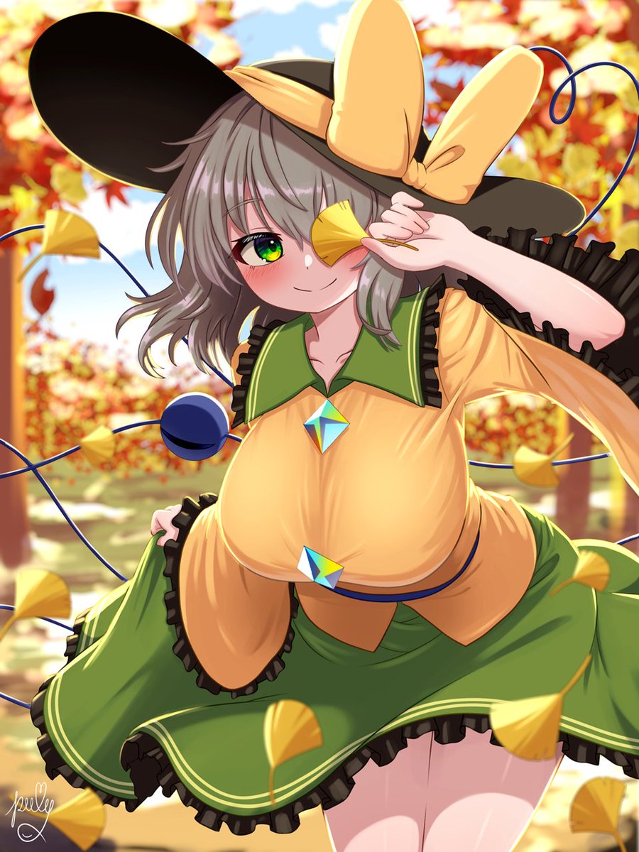 polyhedron12's tweet photo. こいしちゃんと紅葉狩りしよう！ https://t.co/JTPkC0vAj7