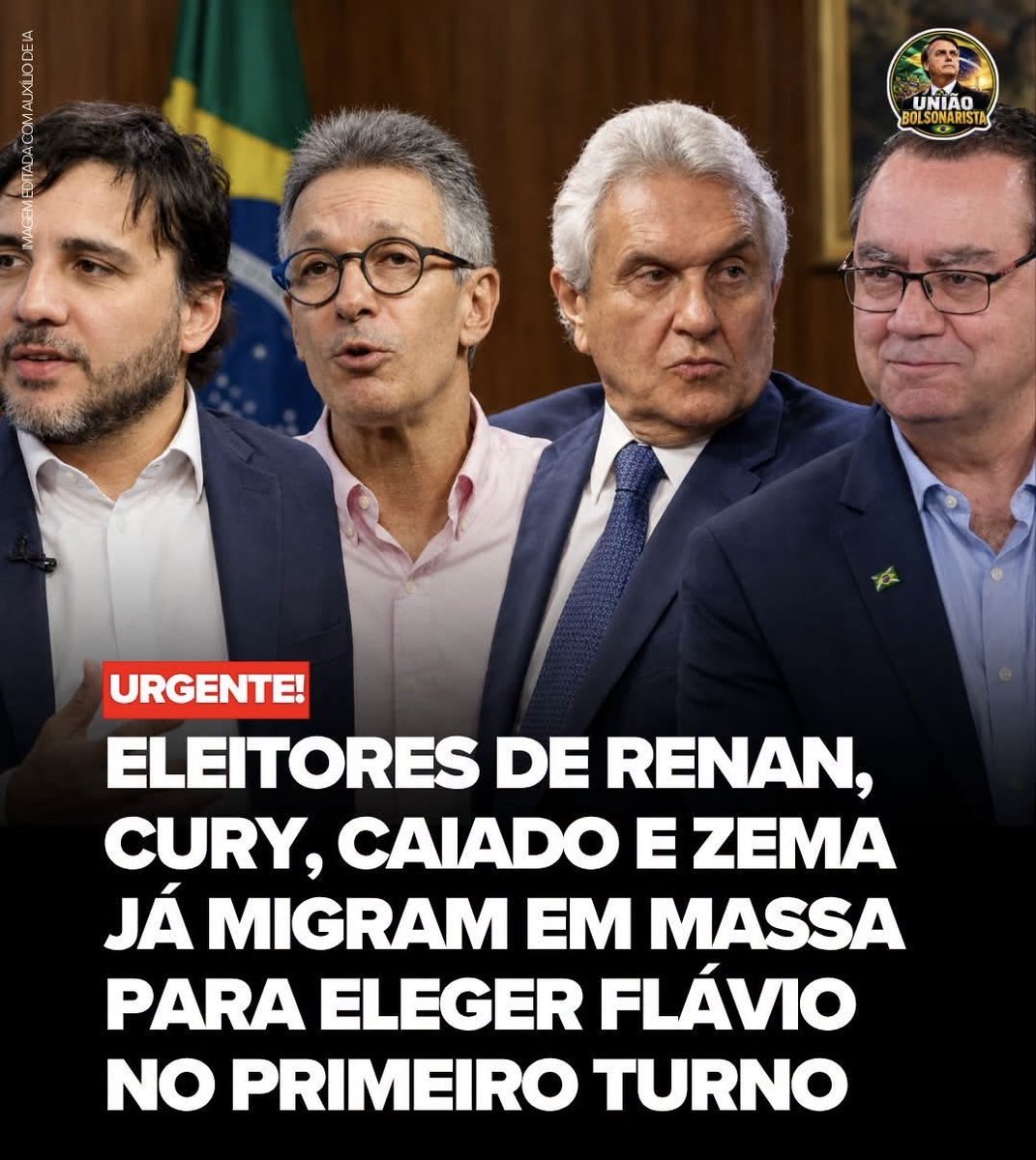 DatrisaOficial's tweet photo. É isso.
Flávio no primeiro turno
22 https://t.co/JCAKyT6jHS