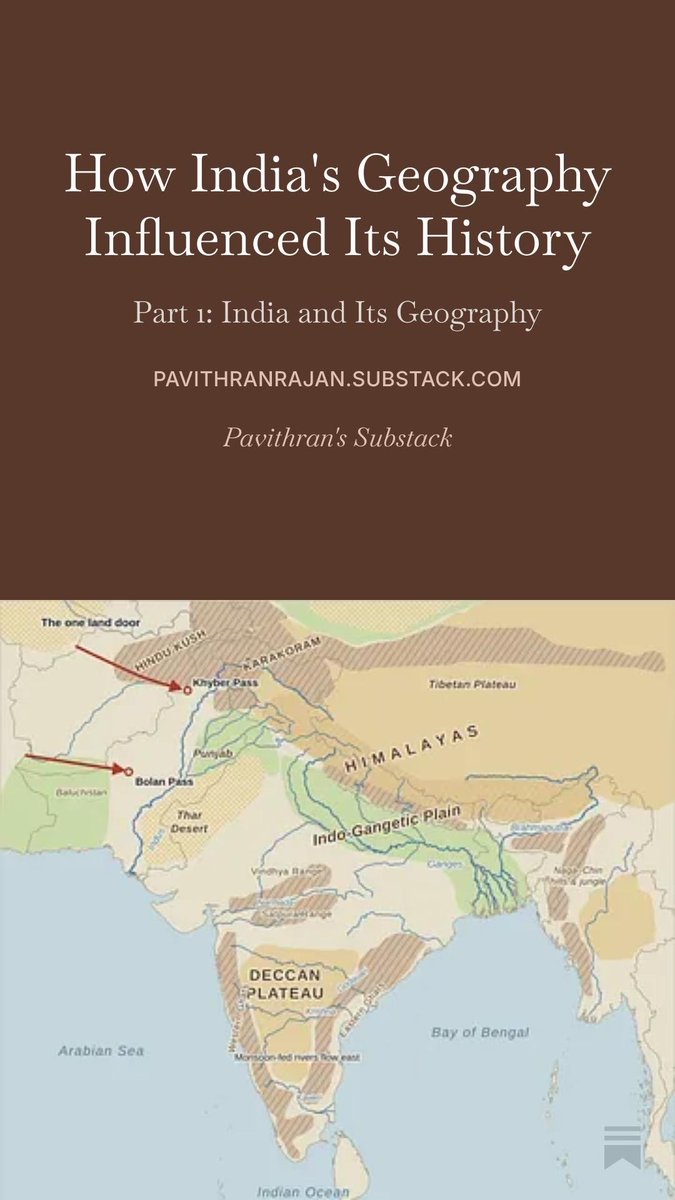 SpfAdmin's tweet photo. https://t.co/Ueo8RUWraK?

Pavithran Rajan 

#Geography &amp; #history largely constrain a nation’s strategic possibilities. #Leadership, #institutions &amp; #technology determine what happens within those constraints. https://t.co/33f9FMpuh6