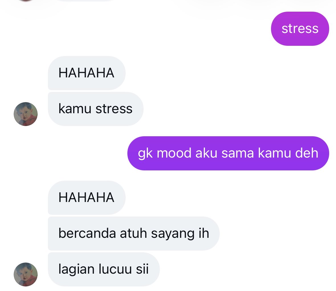 panitiaalien's tweet photo. aku di bilangin stress?! https://t.co/ohxDbKufvb