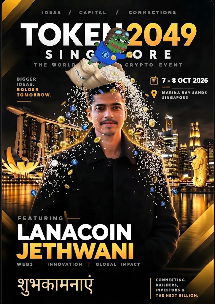 ZoomTradingRoom's tweet photo. @SujalJethwani TOKEN2049 Singapore is where the crypto industry comes together to share ideas, build connections, and talk about what’s next.

Looking forward to the conversations, new perspectives, and opportunities. See you on October 7–8. 🚀 https://t.co/ys0niE8ylM