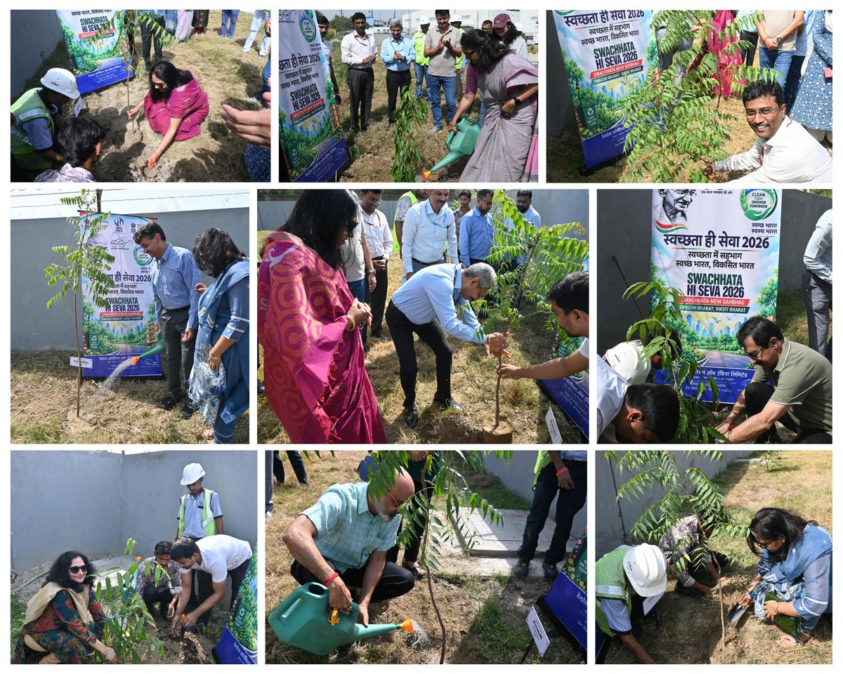 RailTel's tweet photo. As part of the Swachhta Awareness Campaign 2026 , a cleanliness and plantation drive was conducted at the RailTel Noida Data Centre.

The initiative witnessed enthusiastic participation from Sh. Sanjai Kumar,CMD/ RailTel; Sh. V. Rama Manohar Rao, Director (Finance)/ RailTel; Sh. Manoj Tandon, Director (POM)/RailTel; Sh. Yashpal Singh Tomar, Director (NPM)/RailTel; senior officials, and their family members. Together, the participants contributed towards creating a cleaner, greener and healthier environment.

The drive reflects RailTel’s continued commitment to the values of cleanliness, environmental responsibility and collective participation, while encouraging everyone to contribute towards a sustainable and Swachh Bharat.

#SwachhBharatMission #SwachhtaAwarenessCampaign2026 #CleanlinessDrive #PlantationDrive #RailTel #SwachhBharat #GreenIndia #SustainableIndia