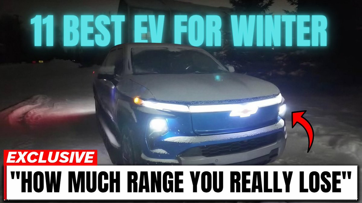 Nick192778's tweet photo. 11 Best EVs for Snow and Cold (Real Winter Data, Not Claims!) https://t.co/v808Aq6xJj https://t.co/fYiRh61gky