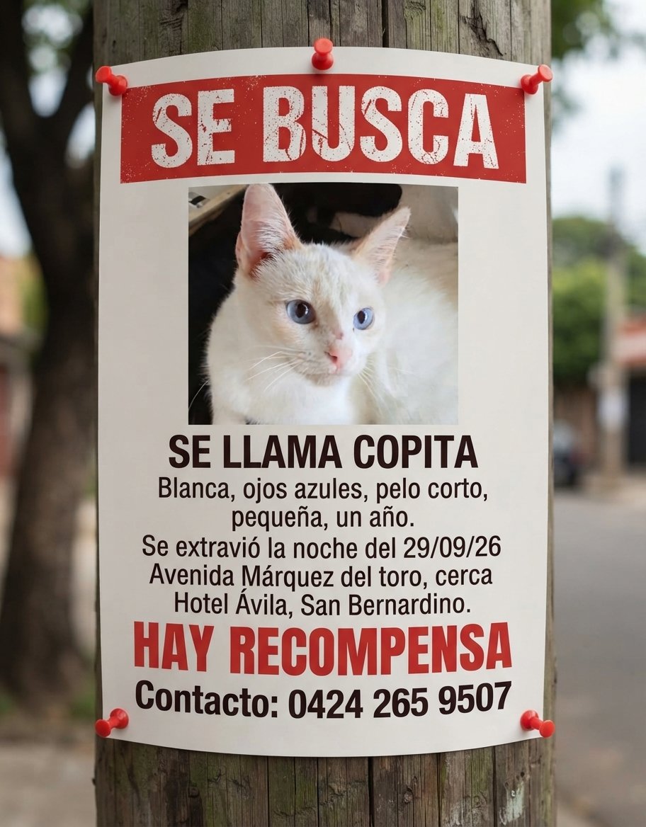 yaracalcagno's tweet photo. Atención San Bernardino. Se busca. https://t.co/okTiV4XBy3