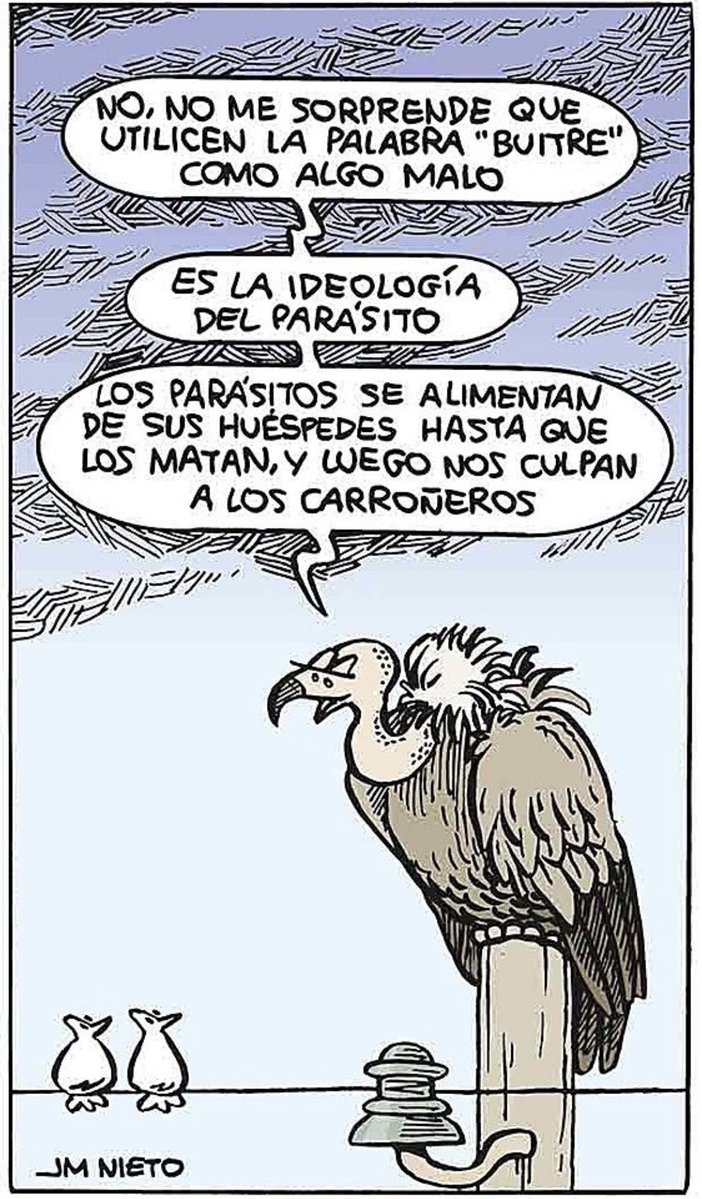 HUMORJMNIETO's tweet photo. La ideología del parásito. https://t.co/00U6uGJTXJ