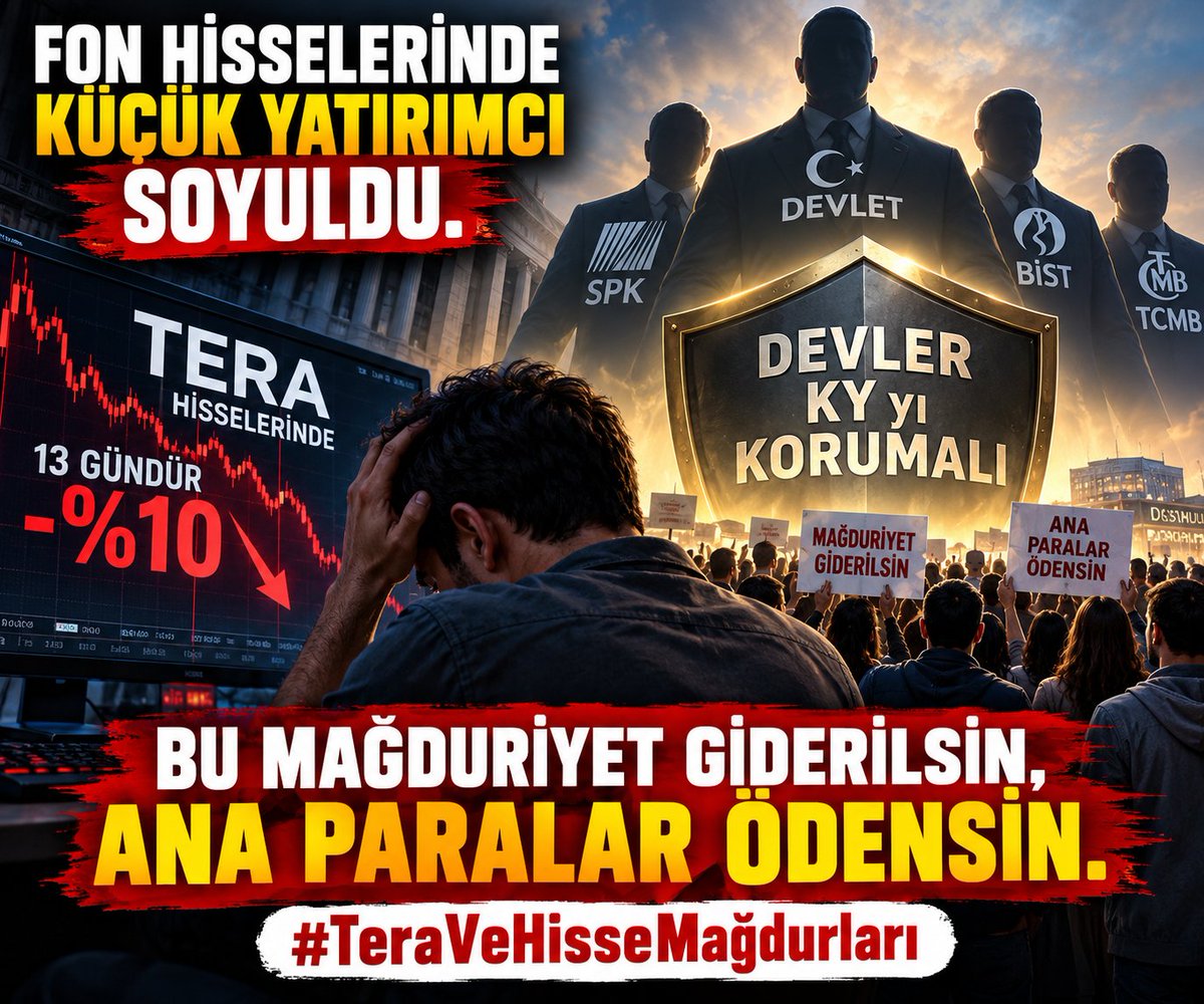 mrafinans's tweet photo. #TeraVeHisseMağdurları 
#HisseMağdurları
#Borsa #Bist #Tera #Tehol #Trhol #Pekgy 
#Spk 

@spkgovtr 
@RTErdogan 
@memetsimsek 
@_cevdetyilmaz 
@iletisim https://t.co/Rbo3VsHh5e