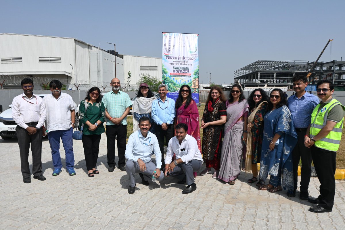 RailTel's tweet photo. As part of the Swachhta Awareness Campaign 2026 , a cleanliness and plantation drive was conducted at the RailTel Noida Data Centre.

The initiative witnessed enthusiastic participation from Sh. Sanjai Kumar,CMD/ RailTel; Sh. V. Rama Manohar Rao, Director (Finance)/ RailTel; Sh. Manoj Tandon, Director (POM)/RailTel; Sh. Yashpal Singh Tomar, Director (NPM)/RailTel; senior officials, and their family members. Together, the participants contributed towards creating a cleaner, greener and healthier environment.

The drive reflects RailTel’s continued commitment to the values of cleanliness, environmental responsibility and collective participation, while encouraging everyone to contribute towards a sustainable and Swachh Bharat.

#SwachhBharatMission #SwachhtaAwarenessCampaign2026 #CleanlinessDrive #PlantationDrive #RailTel #SwachhBharat #GreenIndia #SustainableIndia