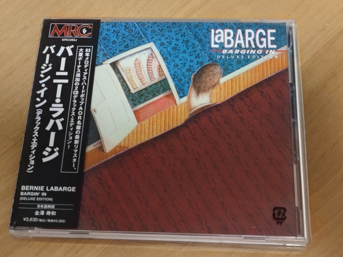 Svejka_'s tweet photo. BOOK◯FFで見つけて何となく買ってみたLaBARGE。一昔前のストレートなメロハーなんやろなーと想像して聴いてみたら、フックの効いた楽曲が多く嬉しい誤算。 https://t.co/939GElQGNk