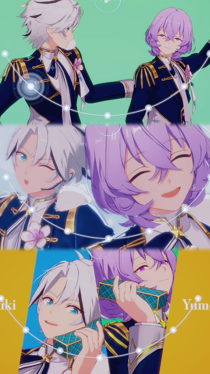 Tsuyuno_22zi's tweet photo. あーちゃいぶきと紺ブル🪄ꕀ⋆꙳
身長差が開きすぎない感じが姉弟感(弟のが身長高い)あって超かわいくてめろってた♡(՞៸៸›⩊‹៸៸՞)♡
いぶきのえすぴぴも見せてくれてありがと~~~🔆🤍 選曲バトっちゃったけど次は繚乱もおなしゃす🤩 https://t.co/si9vAW05Lj