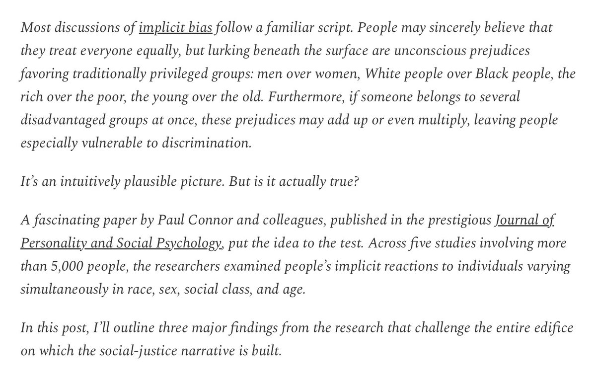 SteveStuWill's tweet photo. “In this post, I’ll outline three major findings from the research that challenge the entire edifice on which the social-justice narrative is built.”

https://t.co/YO8YxXmhGR https://t.co/GySLxK4Dk3