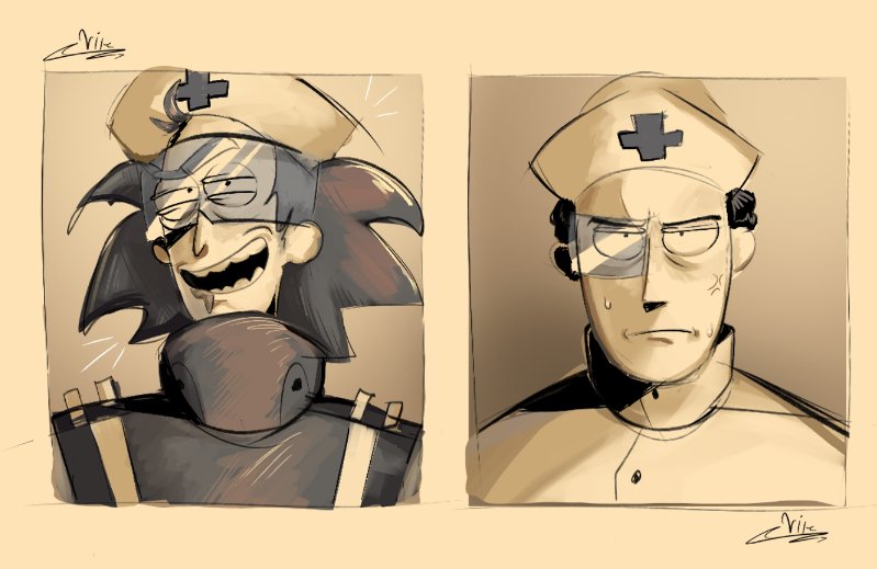 Brutalvil's tweet photo. surgeon rick and nurse Jerry coworkers👀

#jerrick https://t.co/aOZDXPGBA2