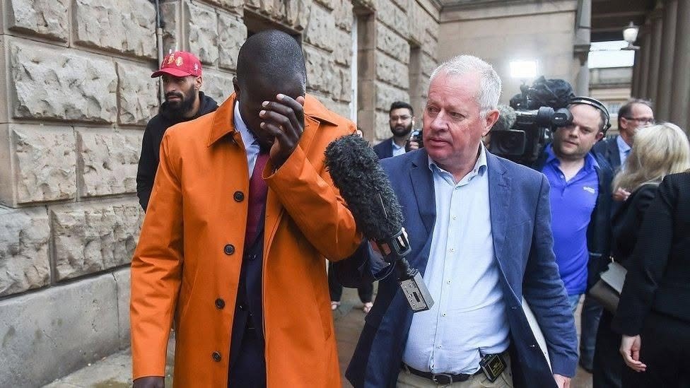 MenBible40's tweet photo. This Manchester City defender saw his career come to an abrupt halt in 2021 when he was suspended after being charged with multiple counts of sexual assault. Though acquitted of all charges in a 2023 retrial, the years lost to legal battles effectively ended his top-tier momentum and he was forced to sue the club for unpaid wages.
always be vigilant when dealing with vvomen, because they can strike you at any moment...
brightest future are on the mud because of women...
Learn or perish