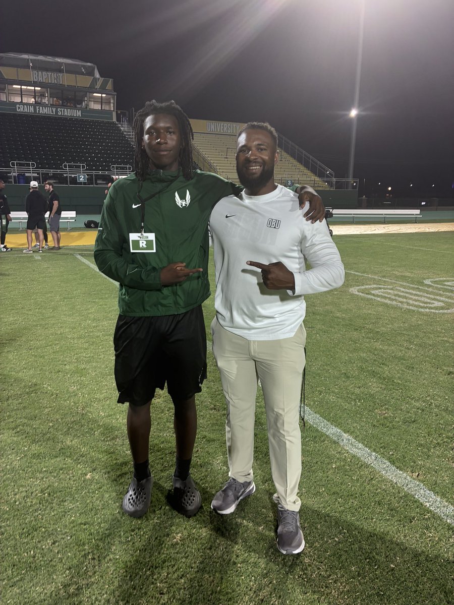 5JordanKennedy's tweet photo. Thank you OBU for the great visit last weekend hope to be there soon again!! @Coach_Holton28 

@CedricDAntwine @Recruit_SFFTBL https://t.co/kPdPPS370A